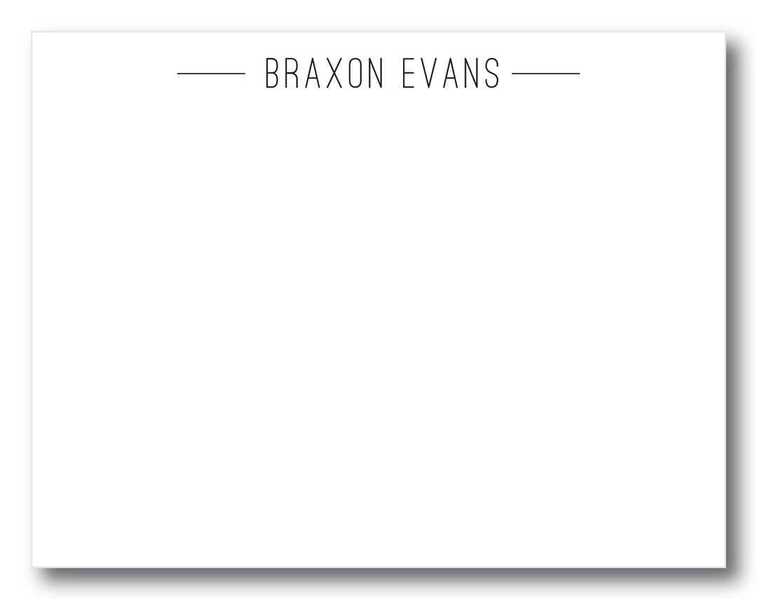 The Braxon Flat Note Card