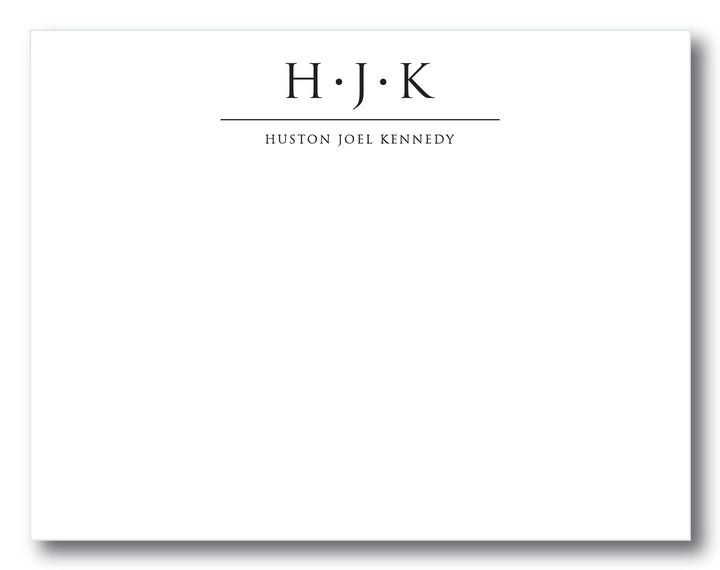 The Huston Flat Note Card