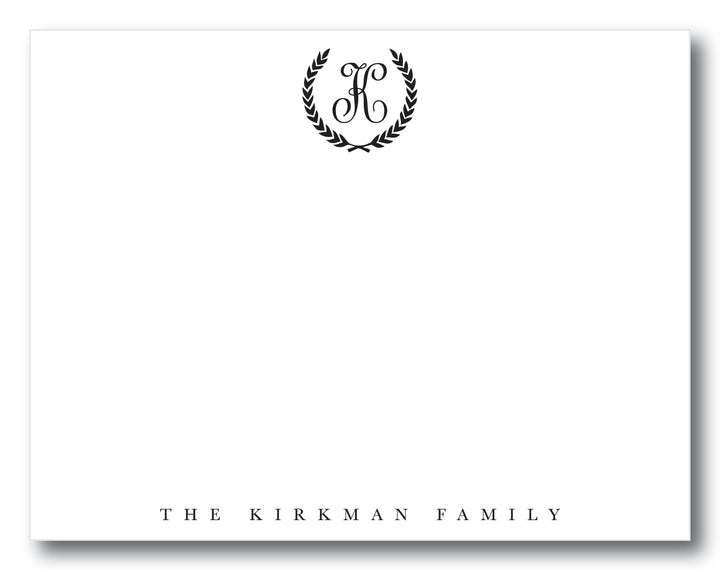 The Kirkman Family Flat Note Card