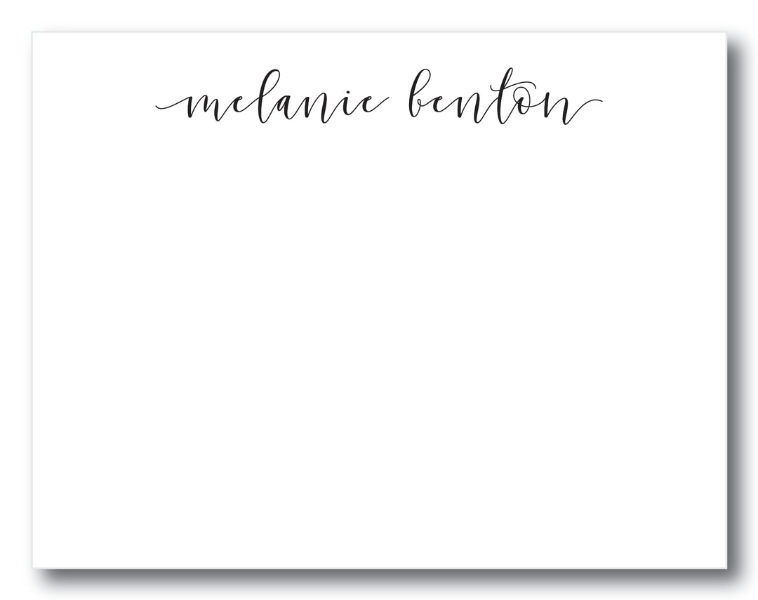 The Melanie Flat Note Card