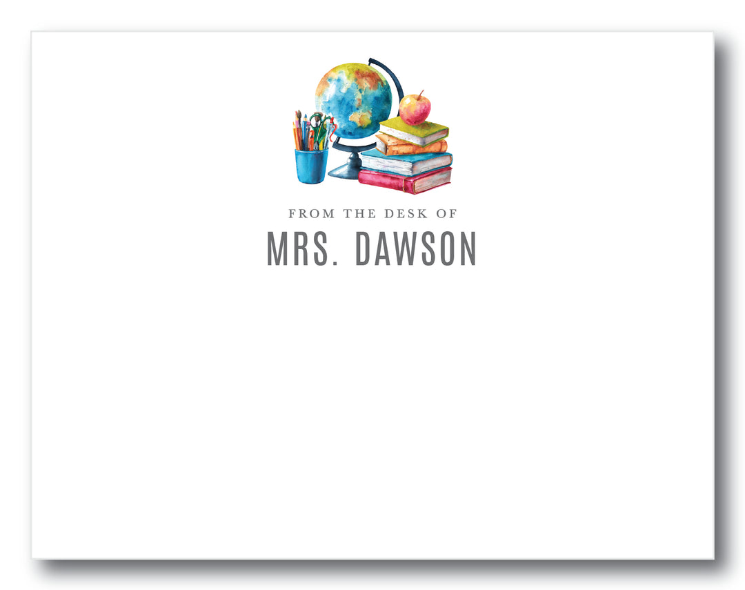 The Mrs. Dawson Flat Note Card