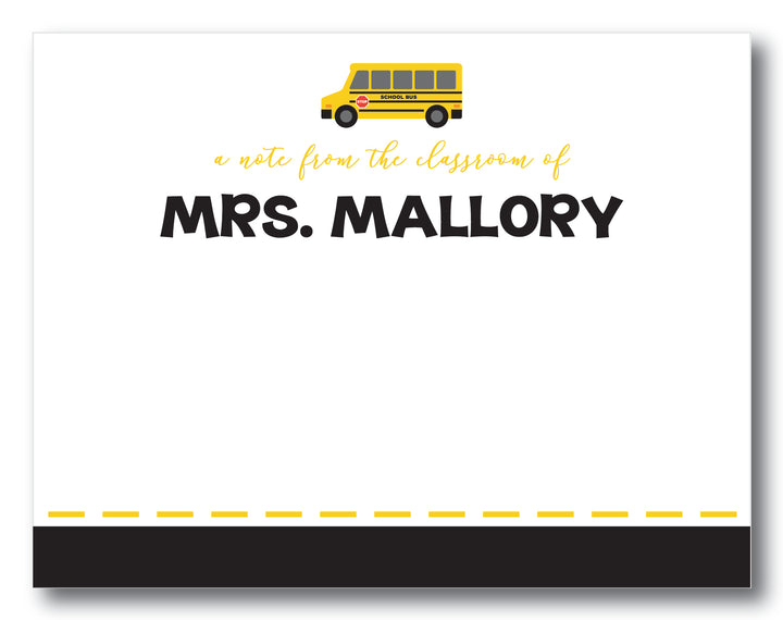 The Mrs. Mallory Flat Note Card