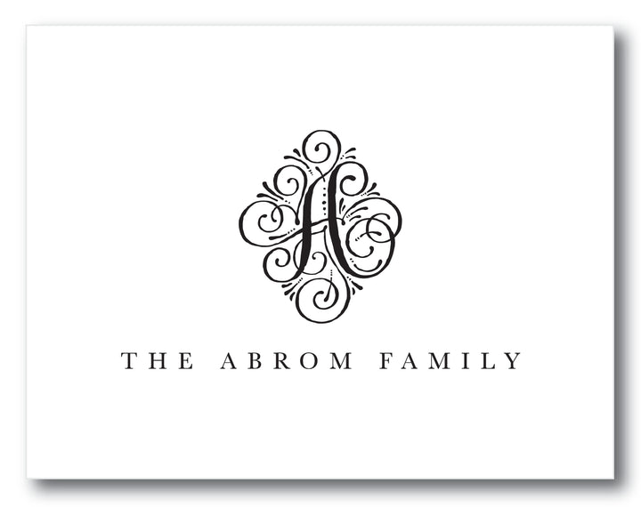 The Abrom Family Folded Note Card