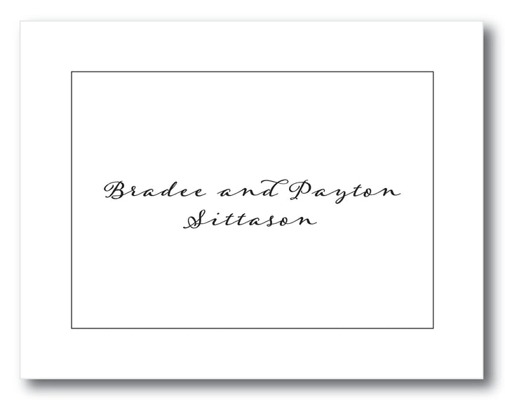 The Bradee Folded Note Card