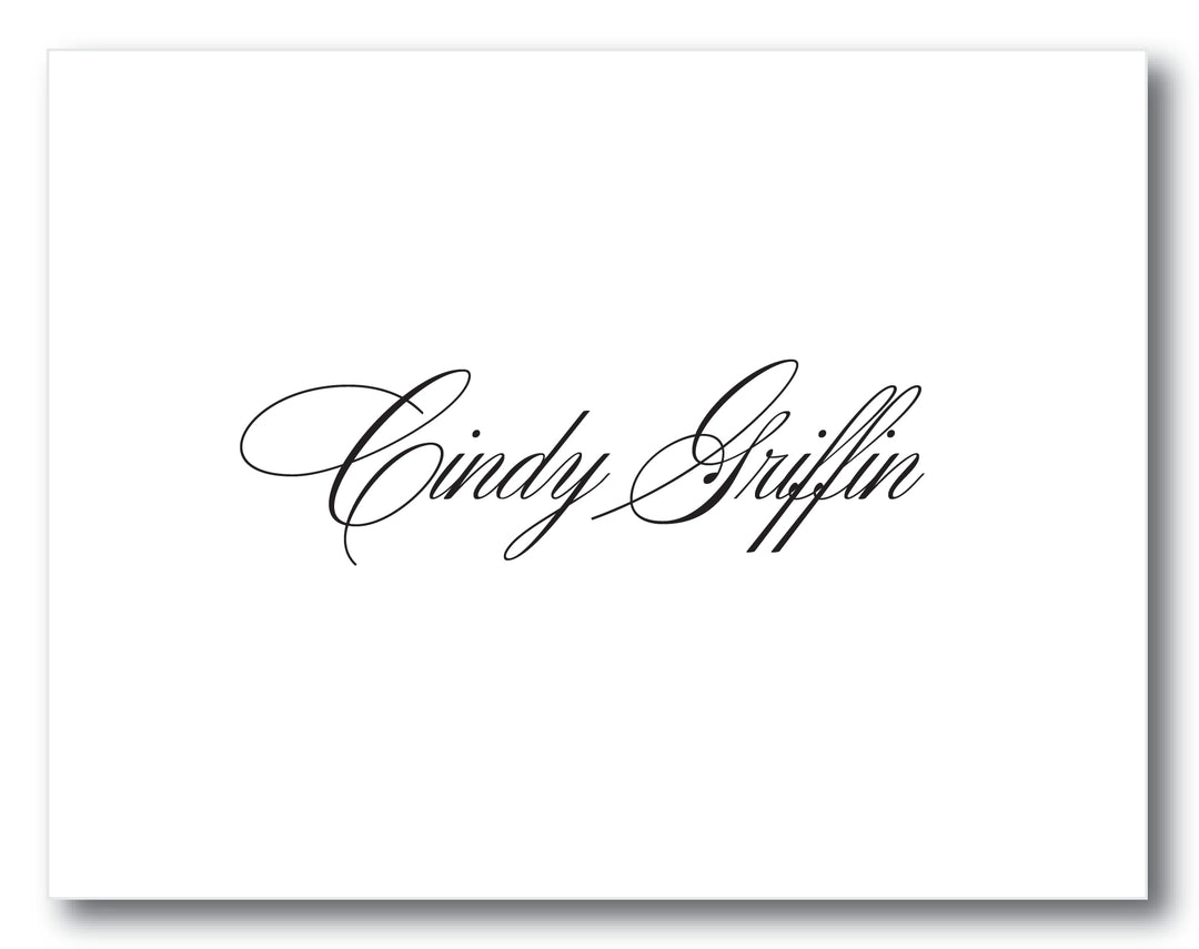 The Cindy Folded Note Card
