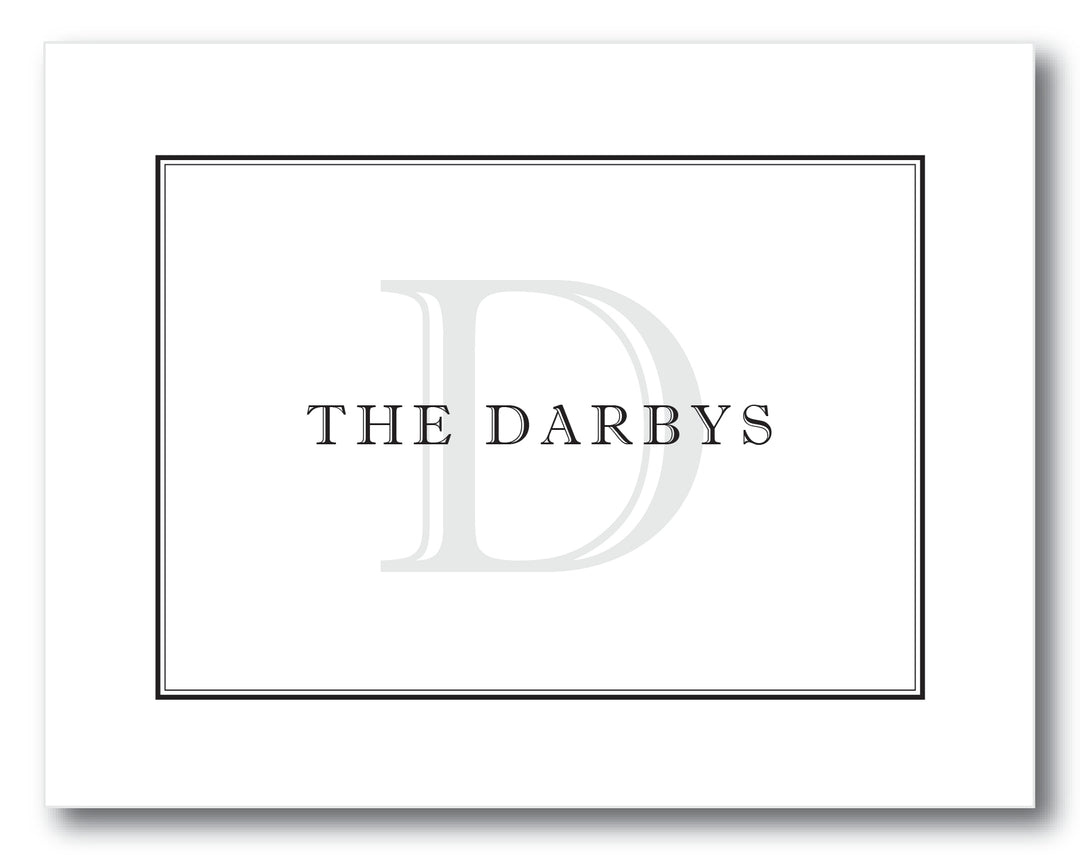 The Darby Folded Note Card
