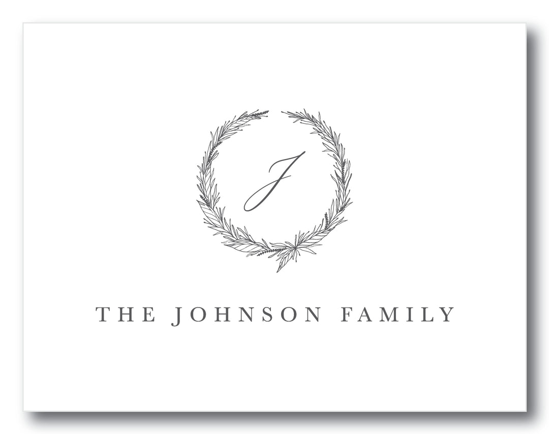 The Johnson Family Folded Note Card