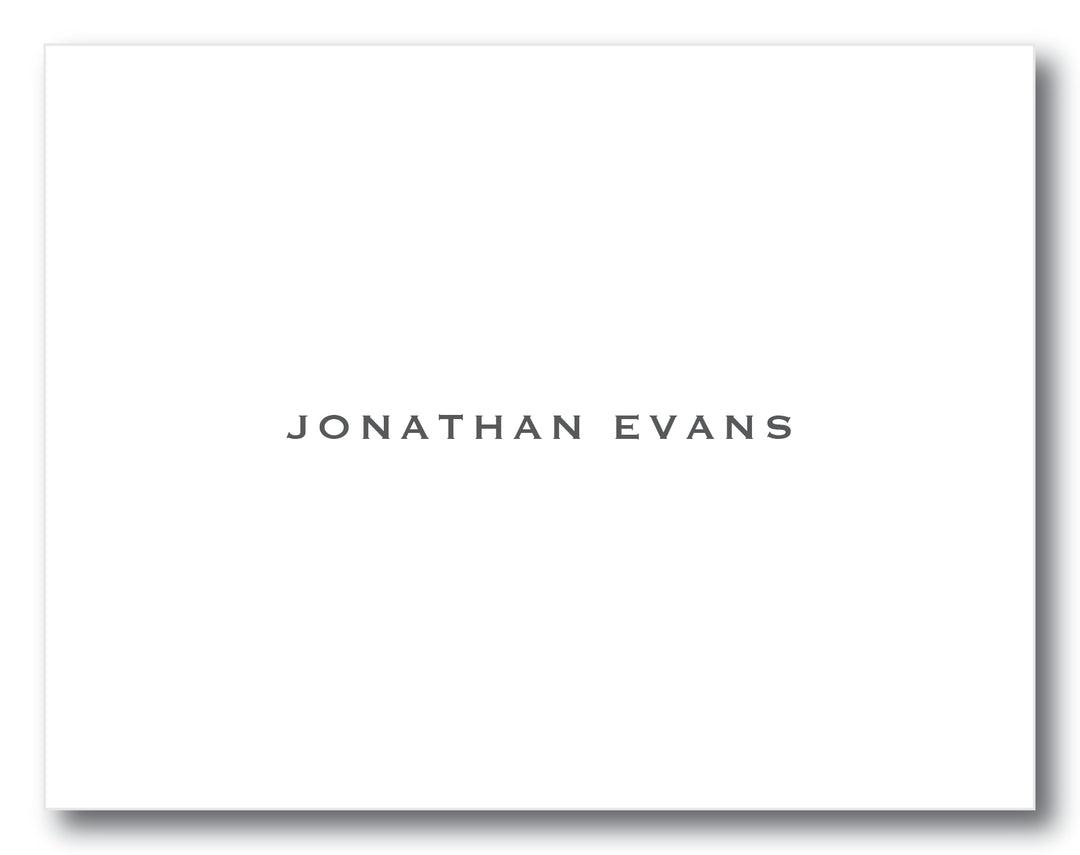 The Jonathan Folded Note Card