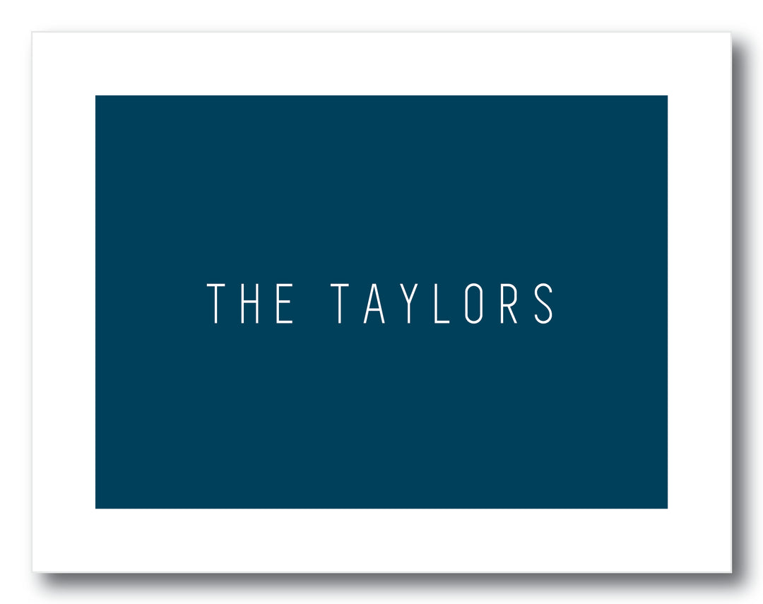 The Taylors Folded Note Card