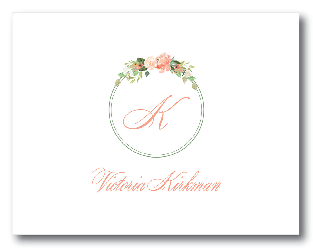 The Victoria Folded Note Card