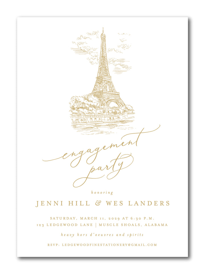 The Jenni Engagement Party Invitation