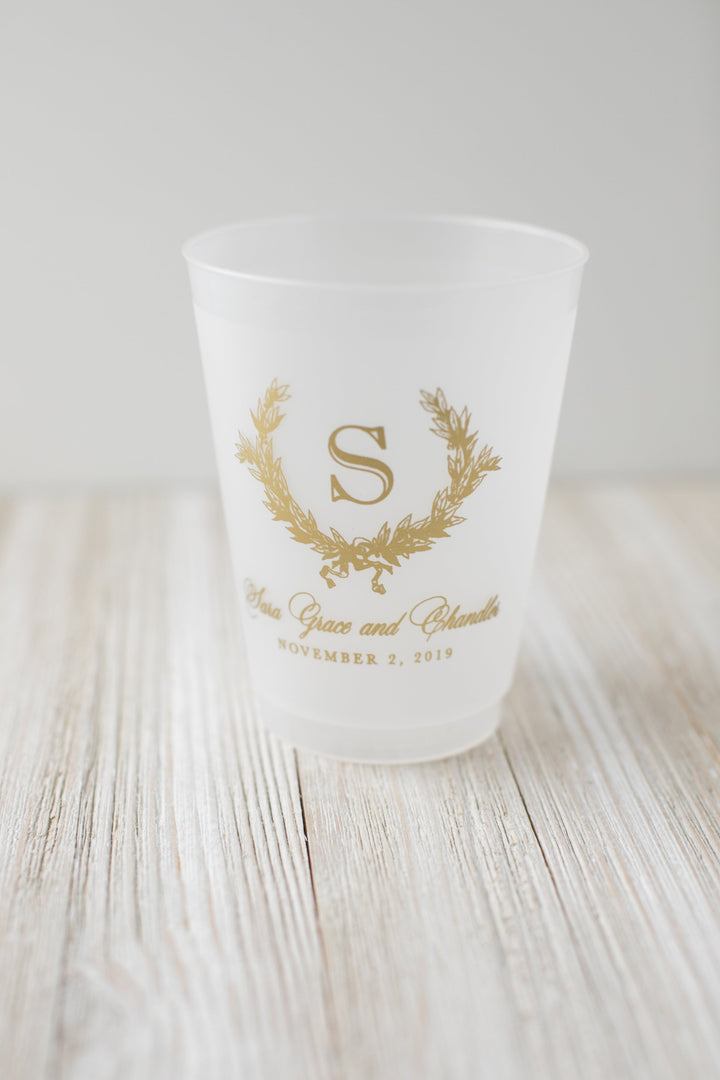 Chic Monogram Shatterproof Cup