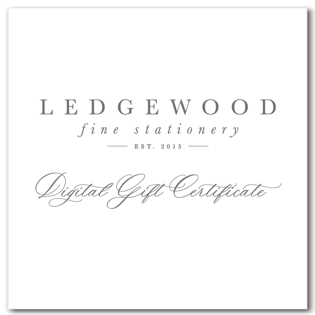 Ledgewood Fine Stationery Gift Certificate