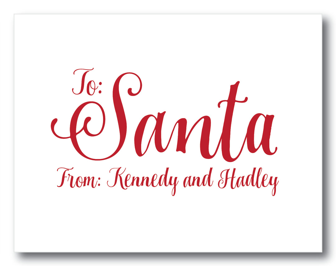 The Kennedy and Hadley Letter to Santa