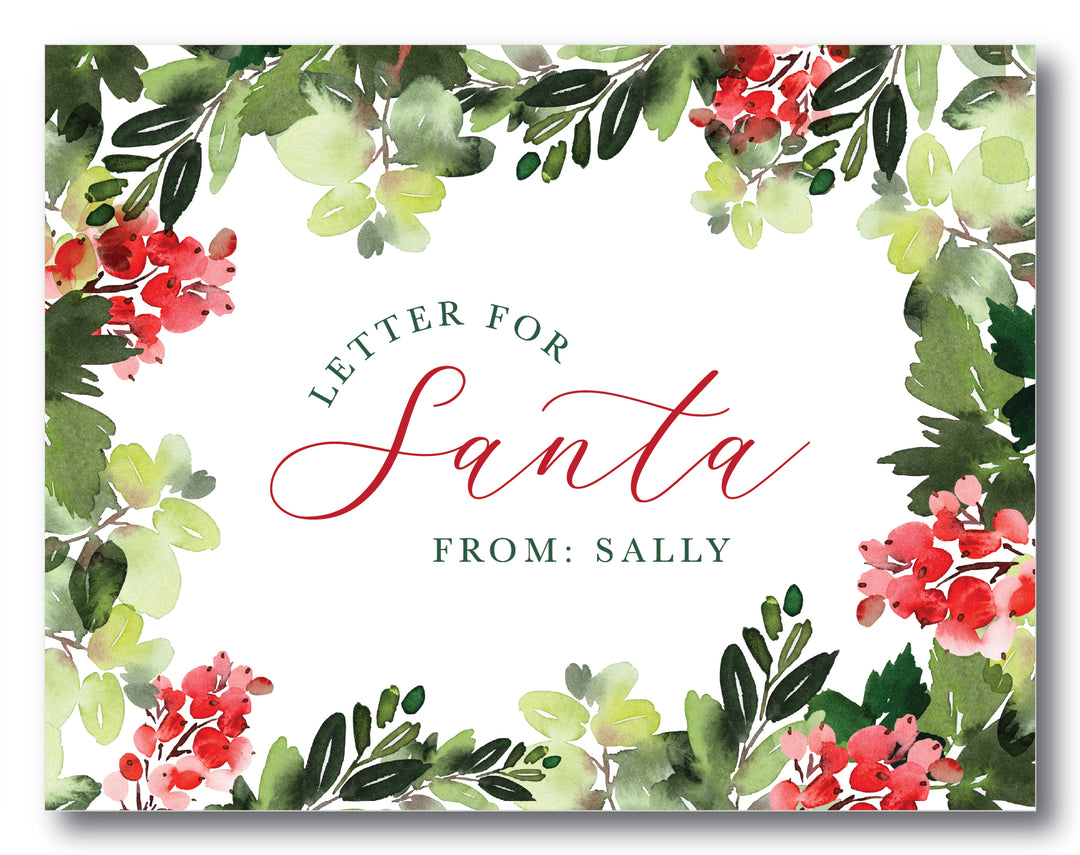 The Sally Letter to Santa