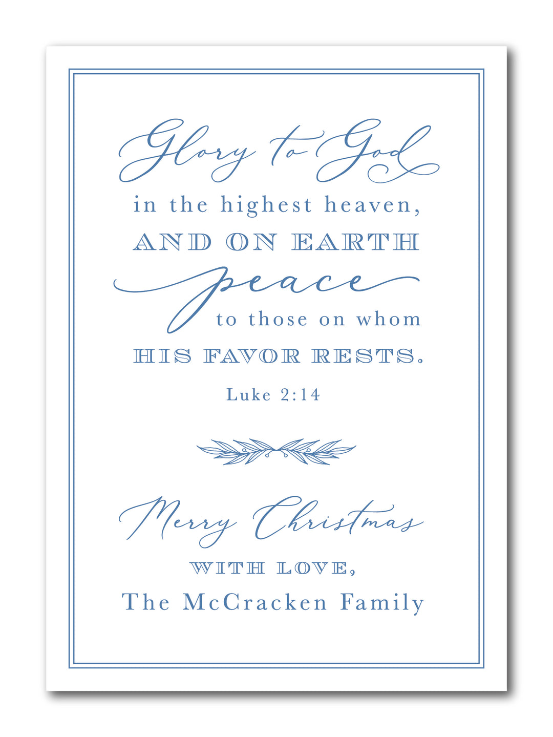 The McCracken Christmas Card