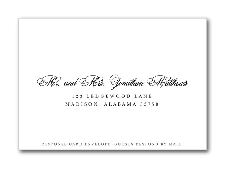The Melinda Wedding Invitation