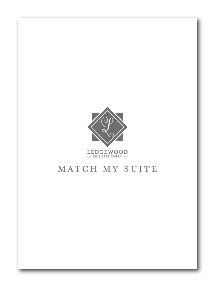 Match My Suite Menu Card