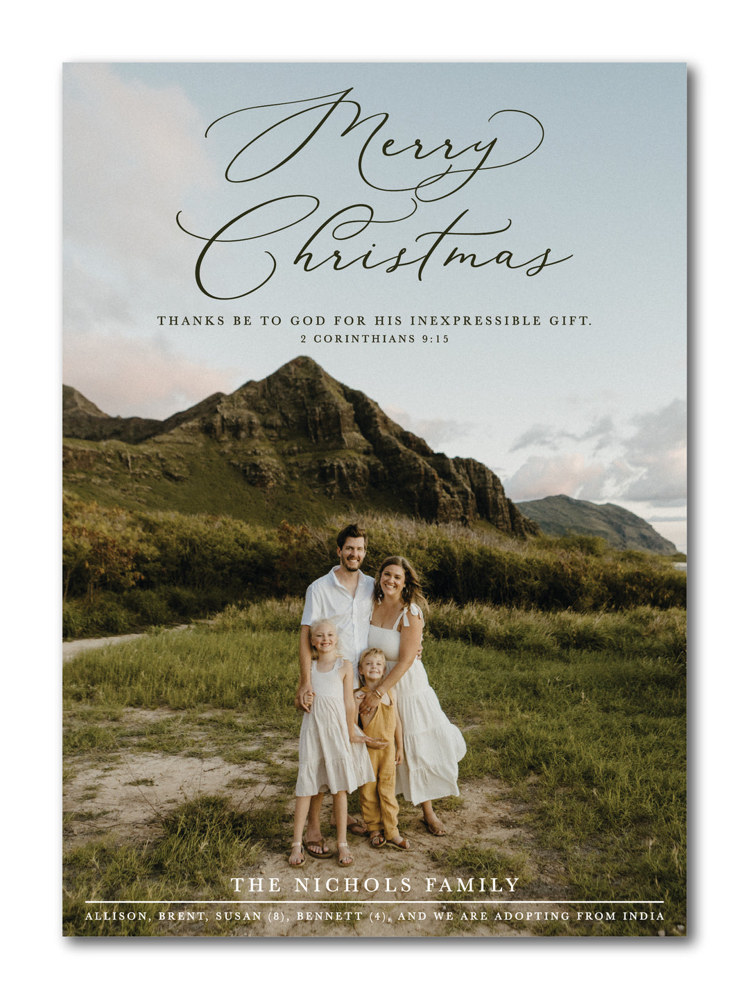 The Nichols Christmas Card