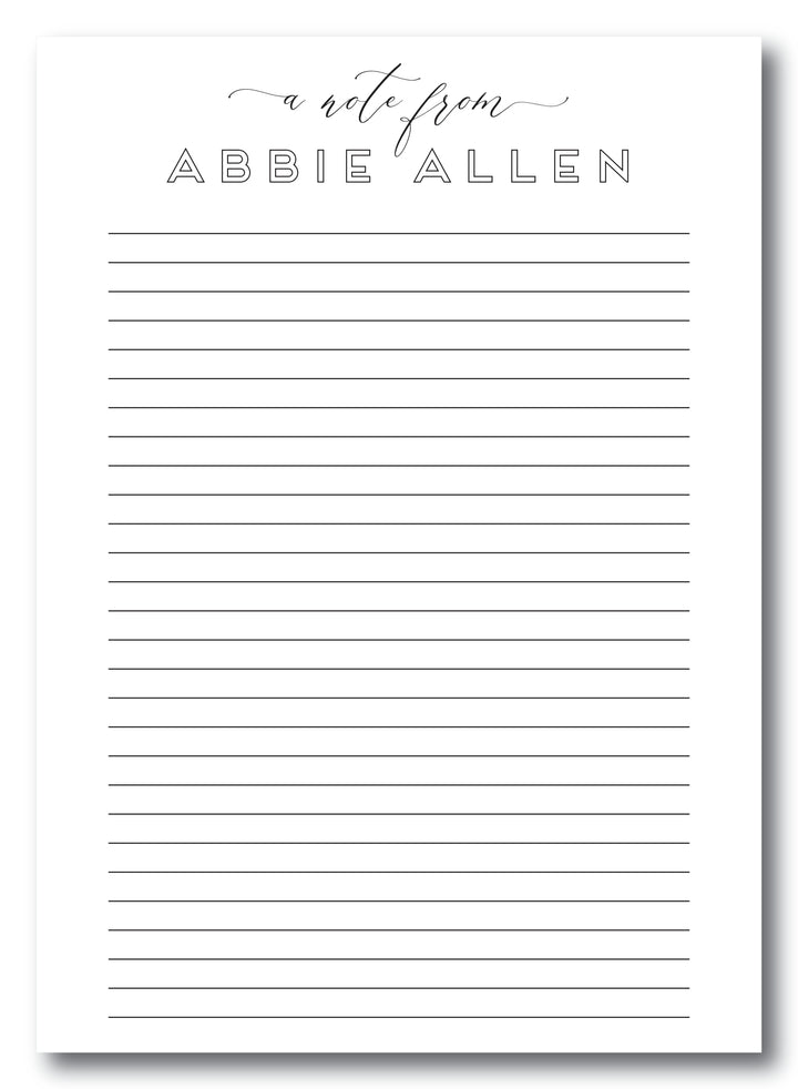The Abbie Notepad