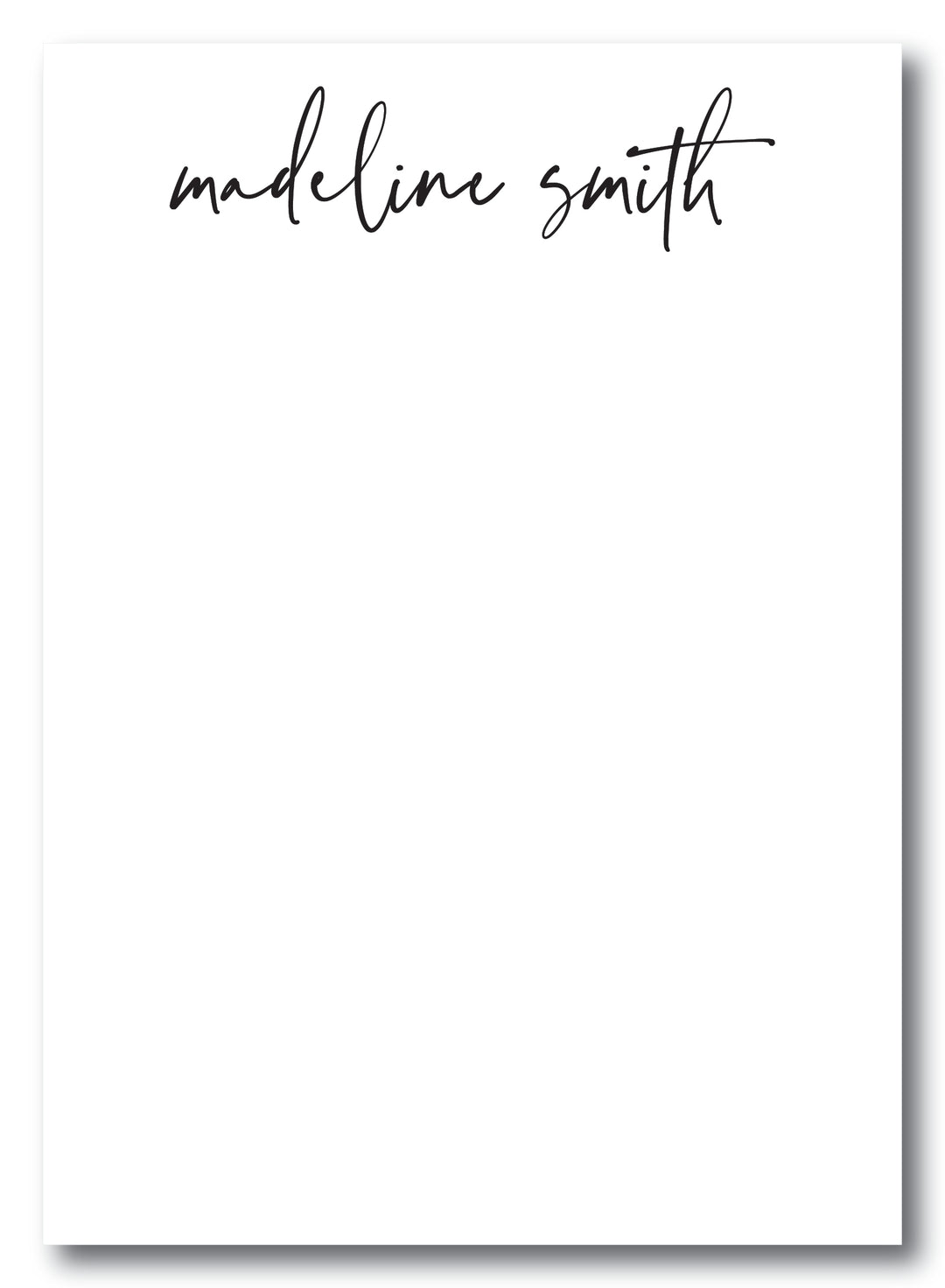 The Madeline II Notepad