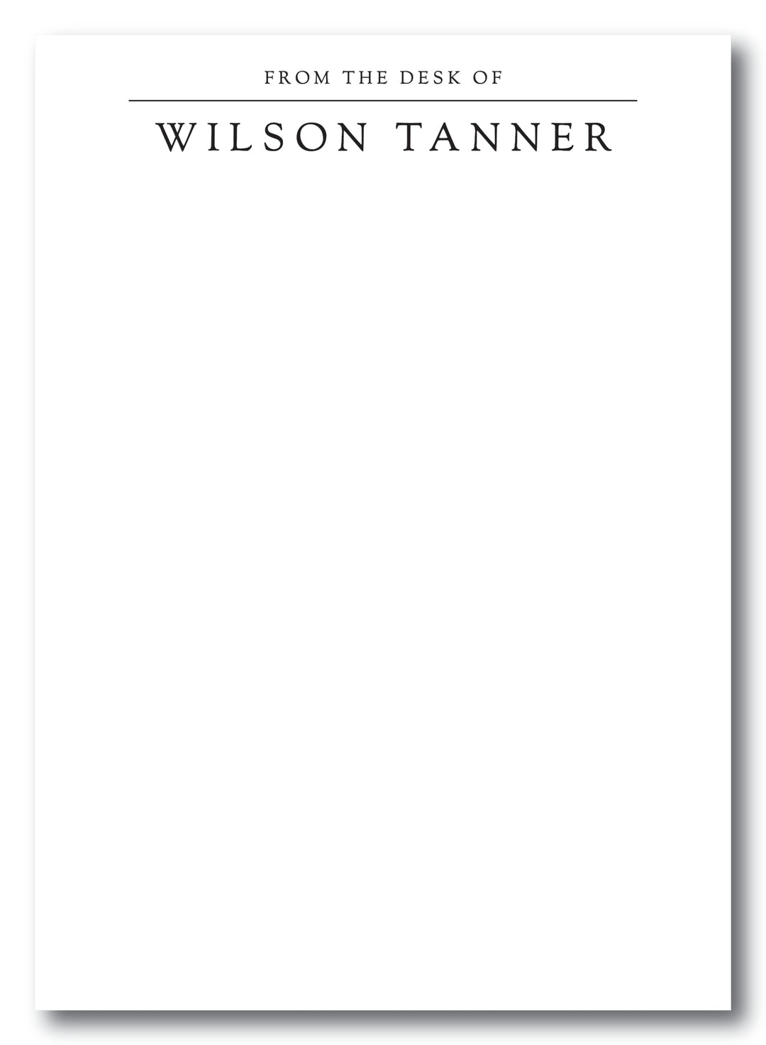 The Wilson Notepad