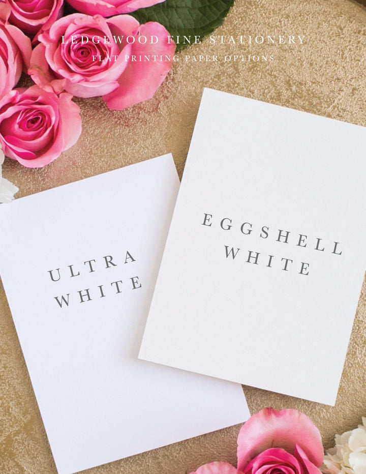 The Whites Flat Note Card