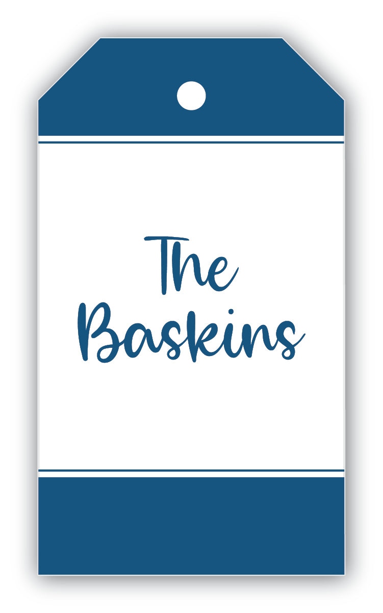 The Baskins Personalized Gift Tag