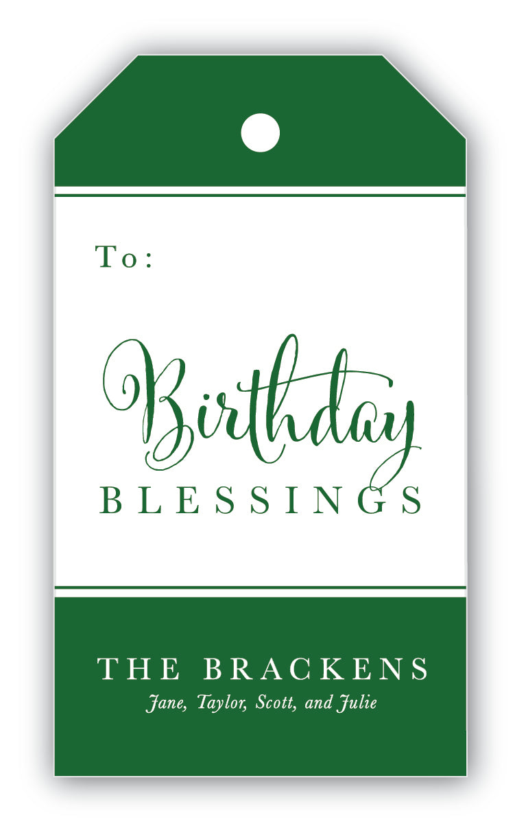 The Brackens Personalized Gift Tag