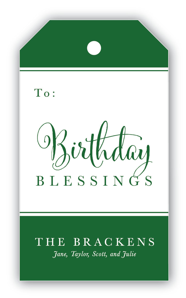 The Brackens Personalized Gift Tag