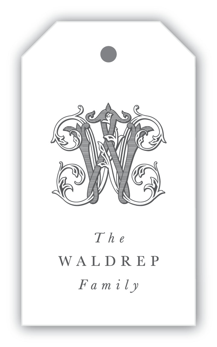 The Waldrep Family Personalized Gift Tag