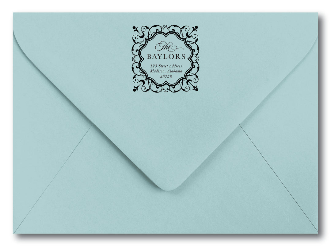 The Baylors Return Address Stamp