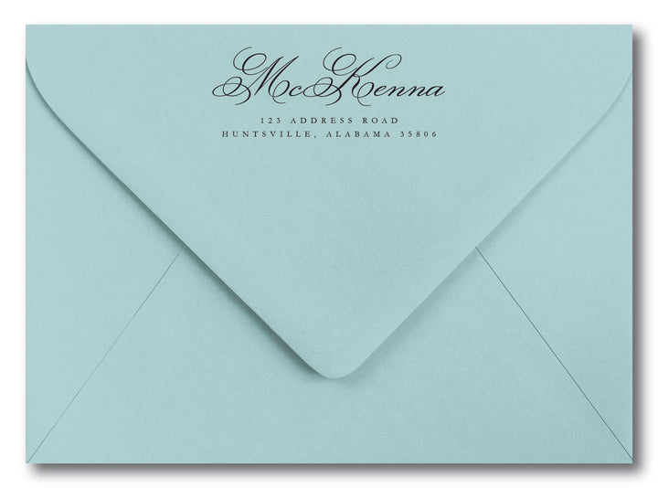 The McKenna Return Address Stamp
