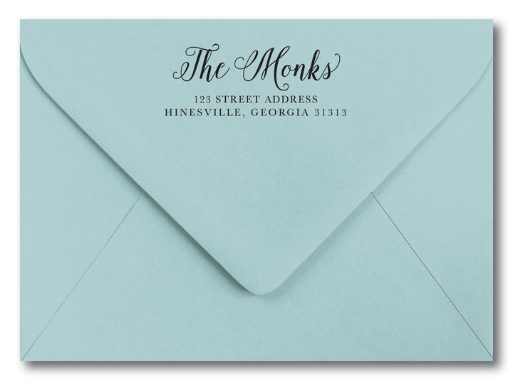 The Monks Return Address Stamp