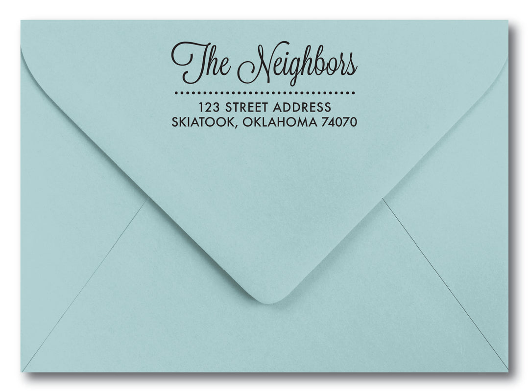 The Neighbors Return Address Stamp