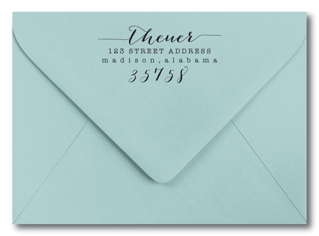 The Theuer Return Address Stamp