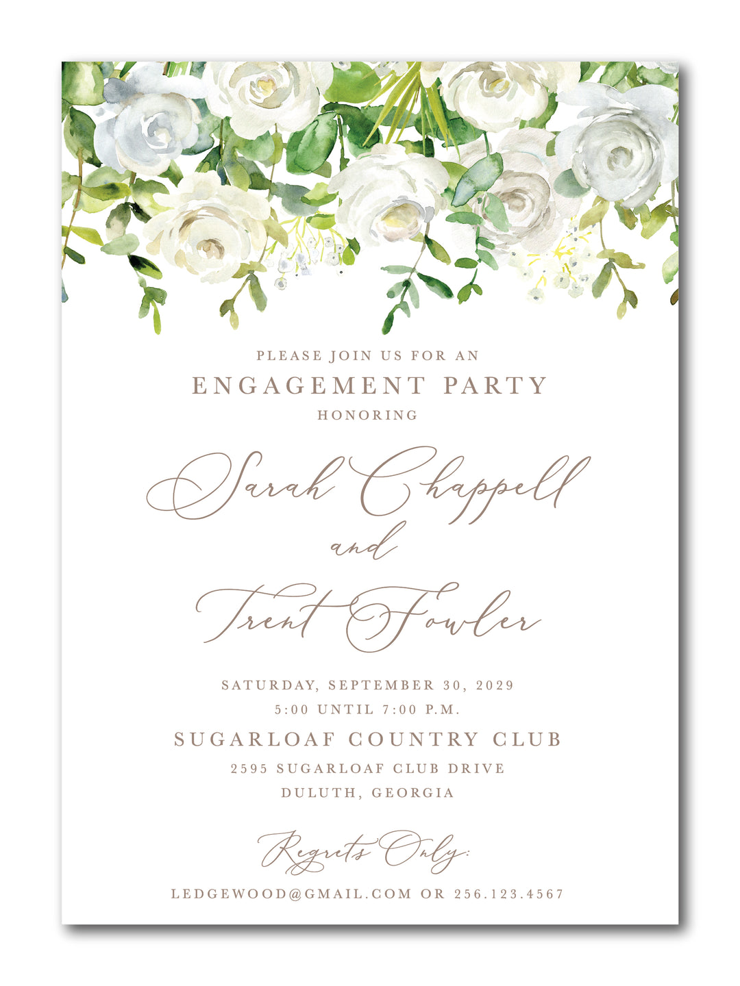 The Sarah Engagement Party Invitation