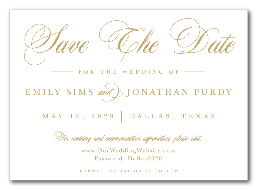 The Emily II Save The Date
