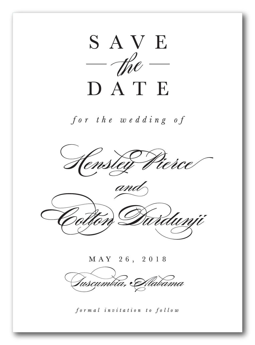The Hensley Save The Date