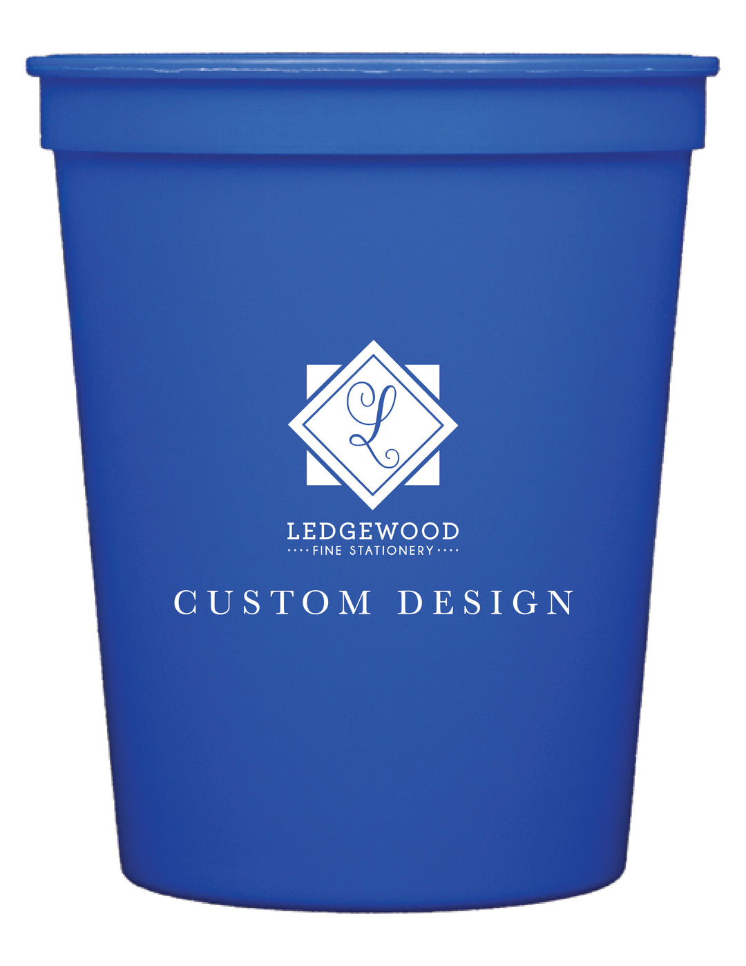 Blue Personalized Stadium Cup