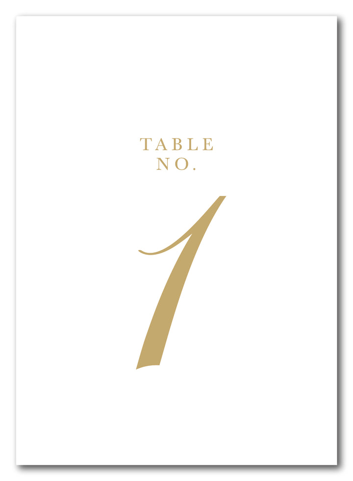 The Lauren Table Number
