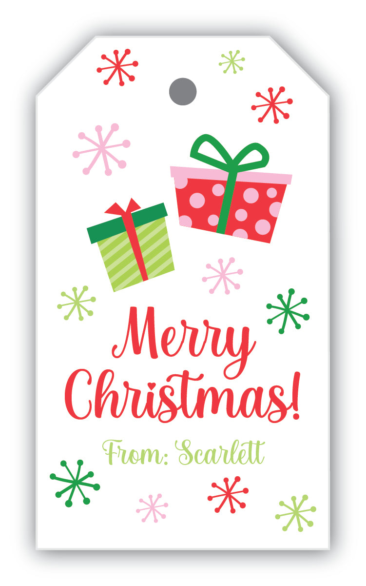 The Scarlett Christmas Gift Tag