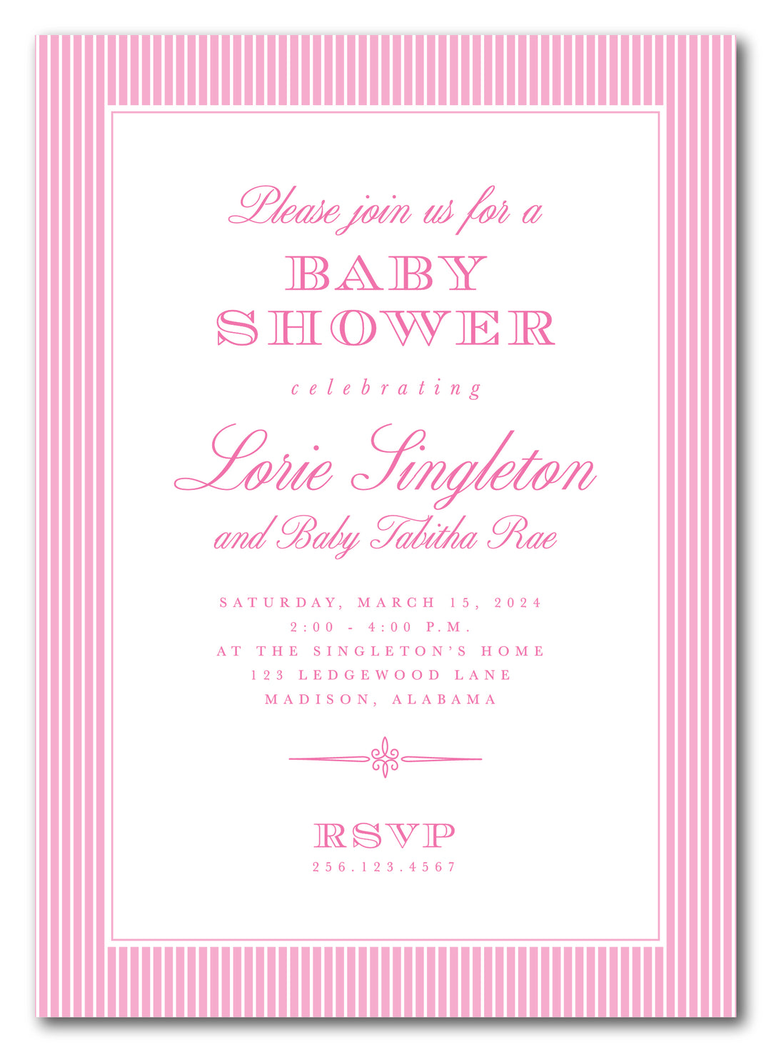The Lorie Baby Shower Invitation