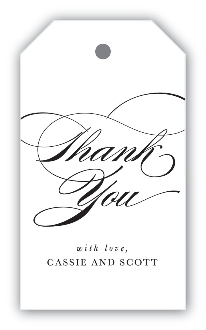 The Cassie Wedding Gift Tag