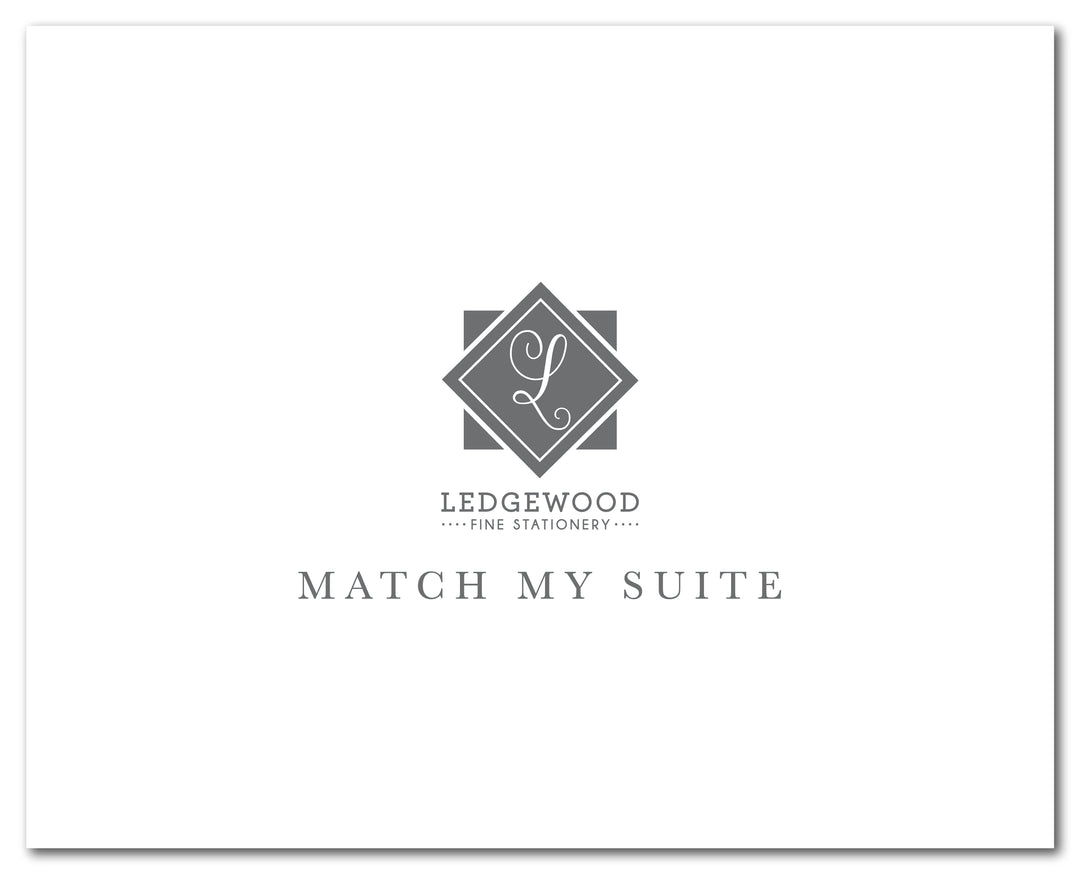Match My Suite Horizontal Wedding Sign