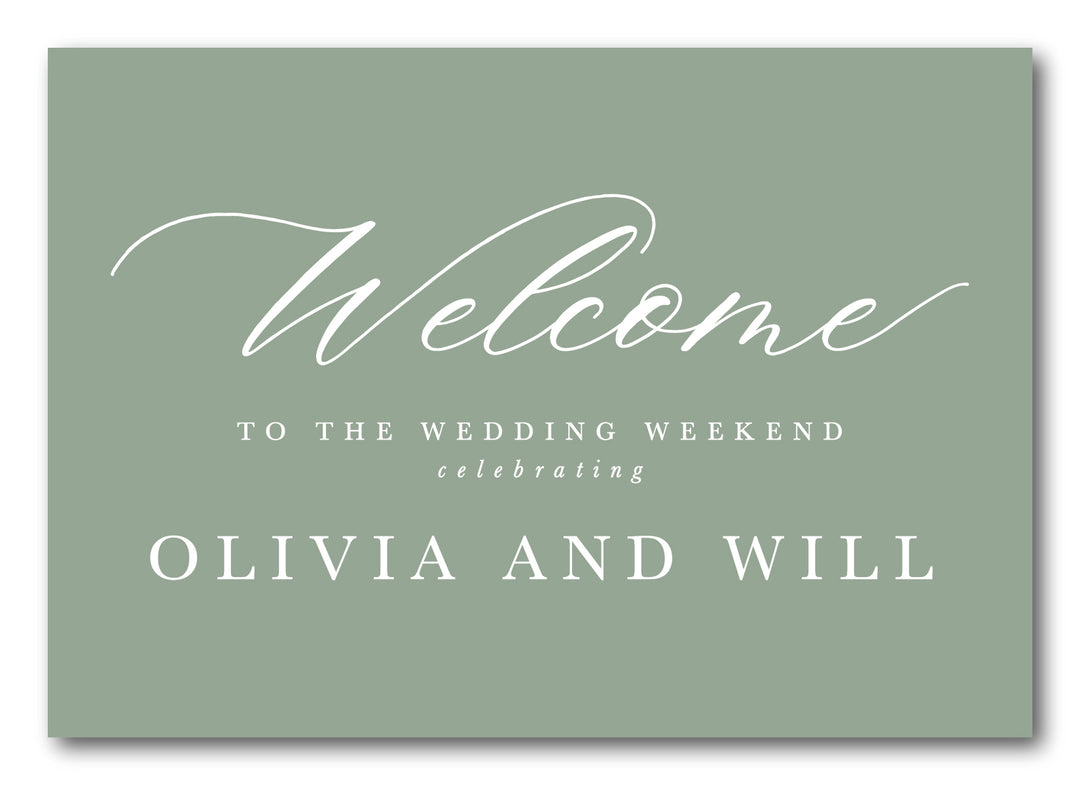 The Olivia Welcome Sticker