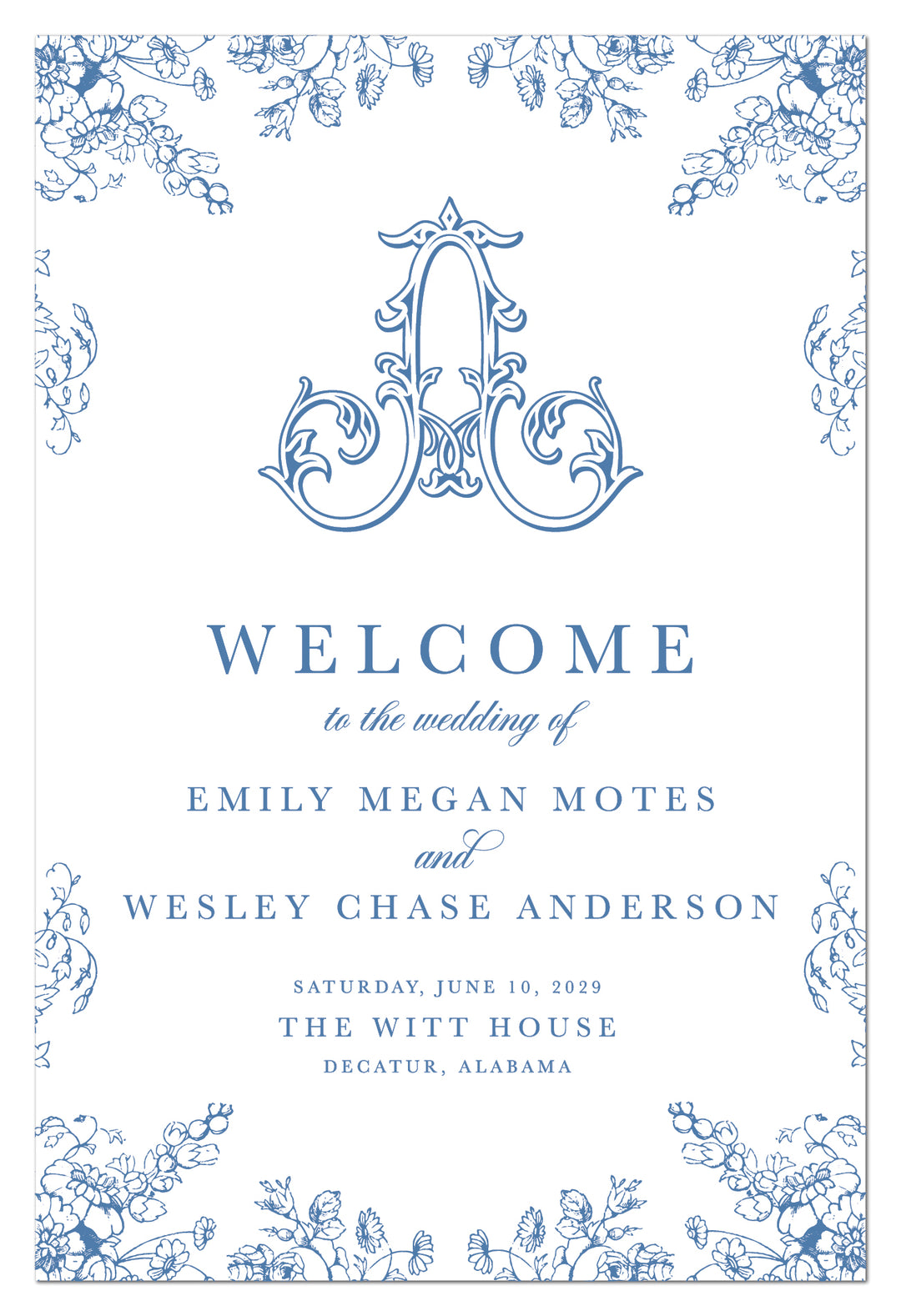 The Emily Welcome Sign