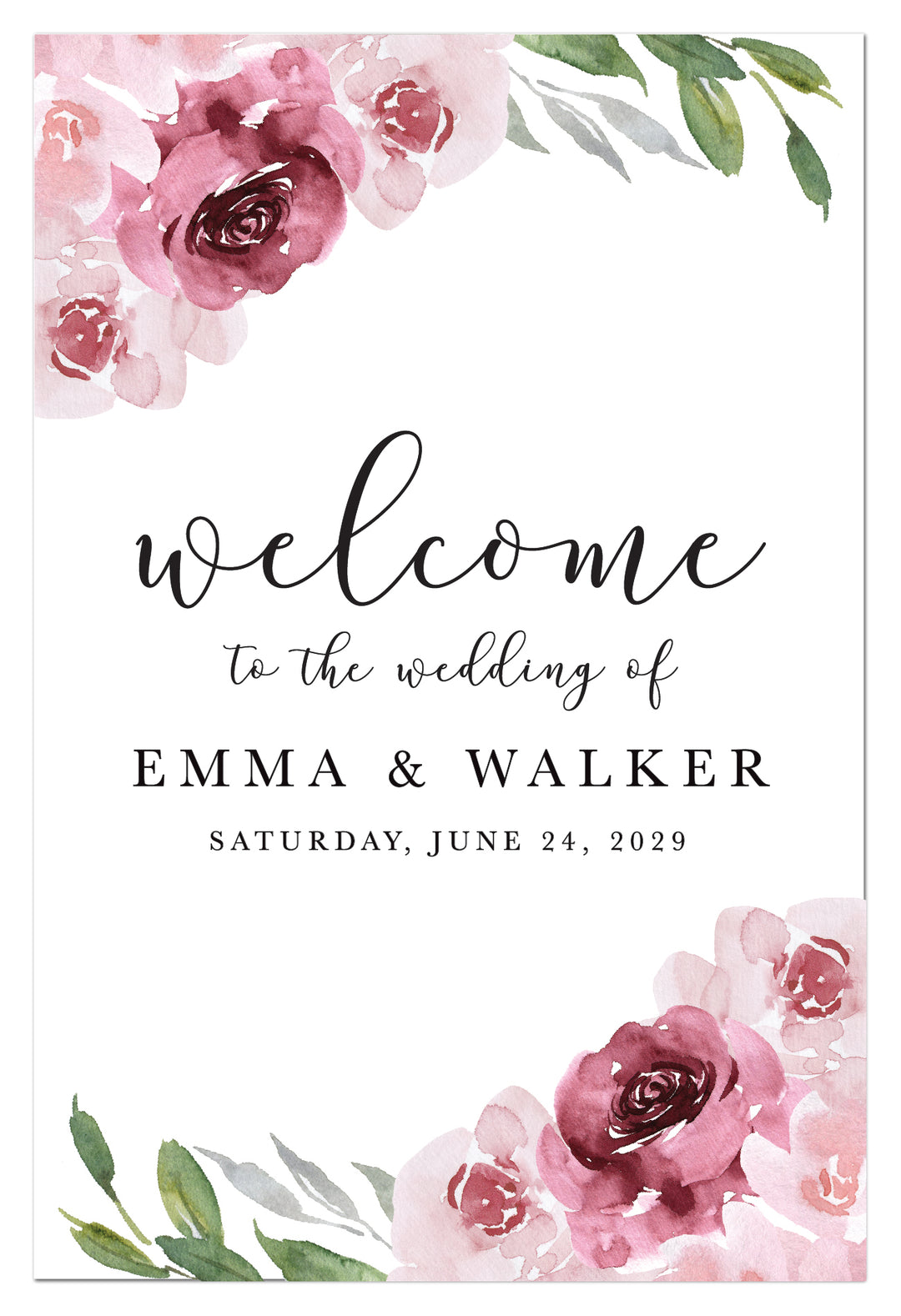 The Emma Welcome Sign